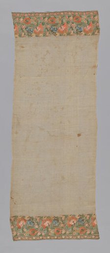 Towel or Napkin, Turkey, 19th century. Creator: Unknown.