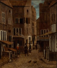 Street Scene, about 1654-1662. Creator: Jacobus Vrel.