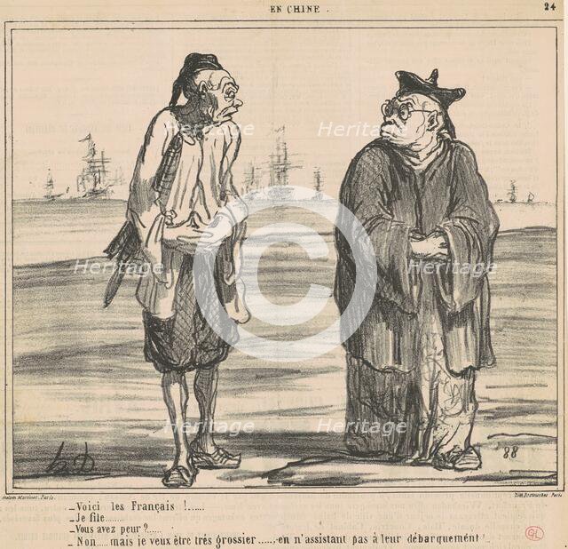 En Chine, 1859. Creator: Honore Daumier.