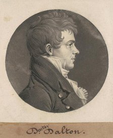 Doctor Dalton, 1809. Creator: Charles Balthazar Julien Févret de Saint-Mémin.
