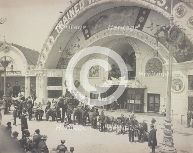 Midway, World's Columbian Exposition, Chicago, Illinois, 1893. Creator: Frances Benjamin Johnston.