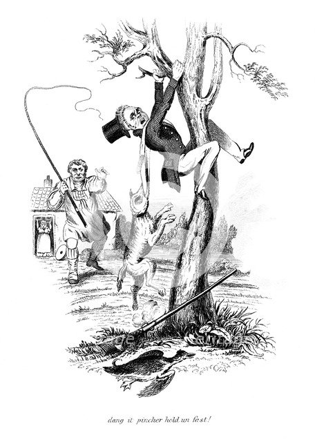 'Dang it pincher hold un fast!', 19th century. Artist: Unknown