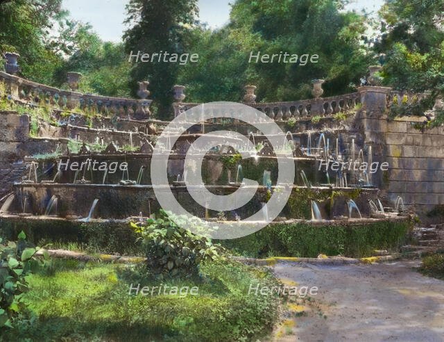 Villa Lante, Bagnaia, Lazio, Italy, 1925. Creator: Frances Benjamin Johnston.