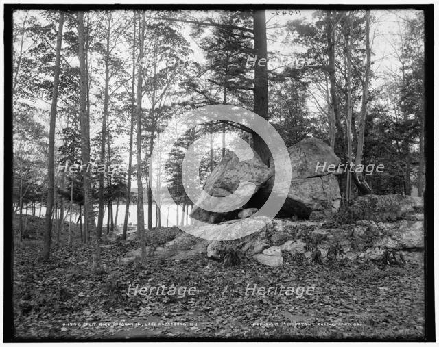 Split Rock, Raccoon Is., Lake Hopatcong, N.J., c1900. Creator: Unknown.