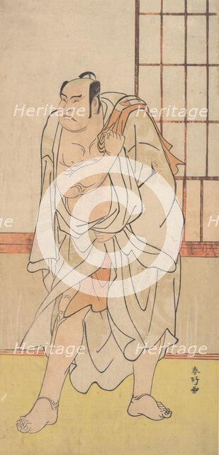 The Third Otani Hiroji as a Wrestler, ca. 1790. Creator: Katsukawa Shunko.