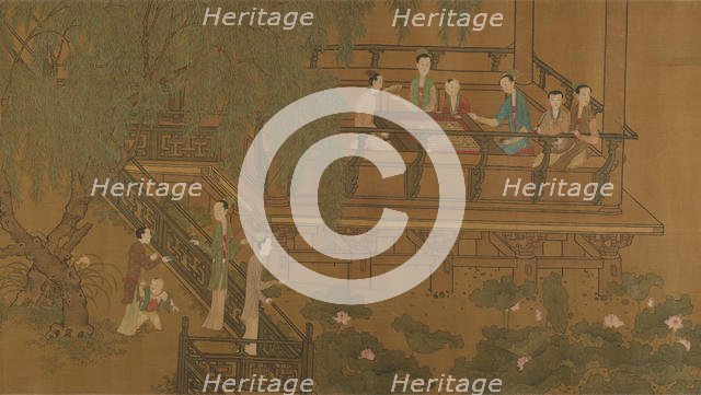 Ladies with Fans. Creator: Unknown.