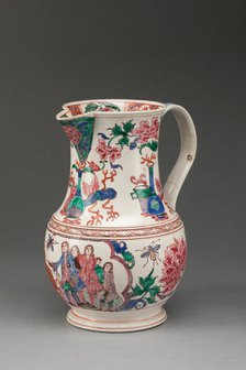 Jug, Staffordshire, c. 1760. Creator: Staffordshire Potteries.