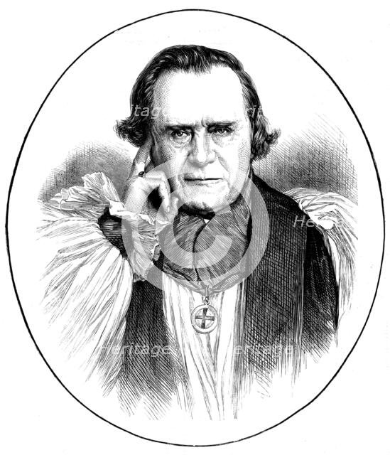 The late Bishop of Winchester, 1873. Creator: Unknown.