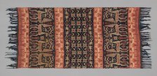 Man's Hinggi Cloth (Warp-Ikat Mantle), Indonesia, 19th century. Creator: Unknown.