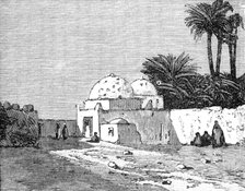 Sketches in Egypt: the Ruins of Thebes - tomb of a sheikh, 1883. Creator: Unknown.
