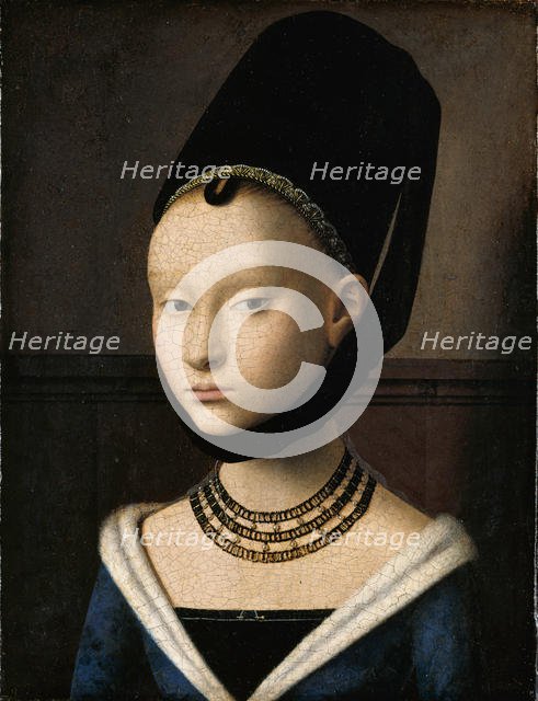 Portrait of a Young Lady, c. 1450. Artist: Christus, Petrus (1410/20-1475/76)
