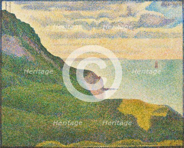 Seascape at Port-en-Bessin, Normandy, 1888. Creator: Georges-Pierre Seurat.
