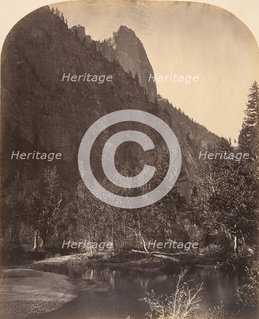 River View, Sentinel, 3270 Feet, 1861. Creator: Carleton Emmons Watkins.