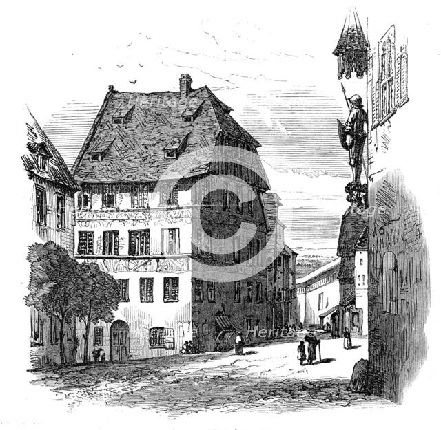 Albert Durer's house, Nuremberg, 1864.  Creator: Unknown.