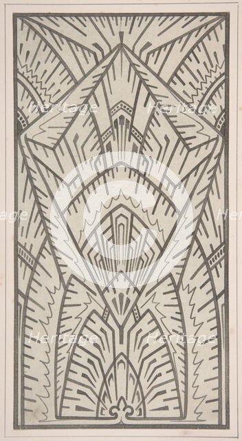 Design drawing, ca. 1883, based on earlier design. Creator: Christopher Dresser.