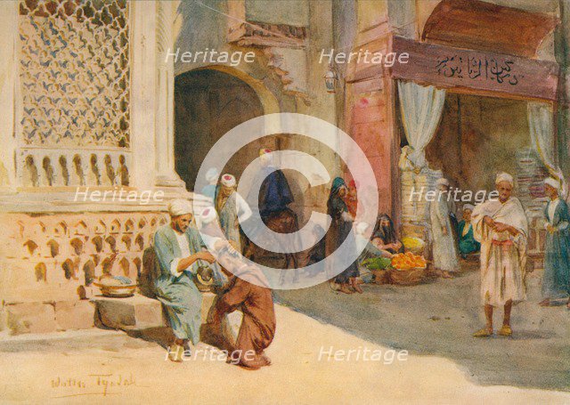 'The Hairdresser', c1905, (1912). Artist: Walter Frederick Roofe Tyndale.