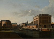 The two Synagogues in Amsterdam, c1680-1685. Creator: Gerrit Berckheyde.