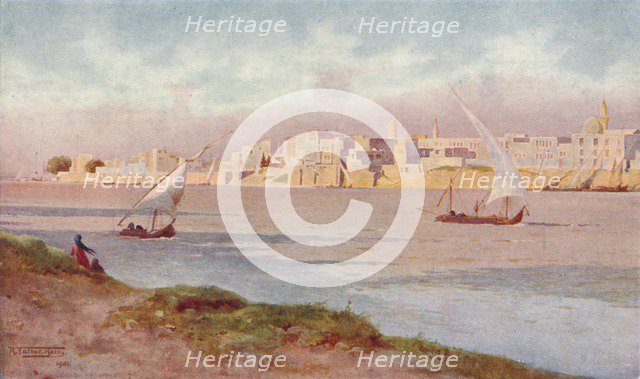 'Bulak from Ghezireh', c1880, (1904). Artist: Robert George Talbot Kelly.