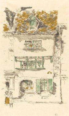 Yellow House, Lannion, 1893. Creator: James Abbott McNeill Whistler.