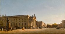 The Royal Opera, Unter den Linden, 1845. Creator: Gaertner, Johann Philipp Eduard (1801-1877).