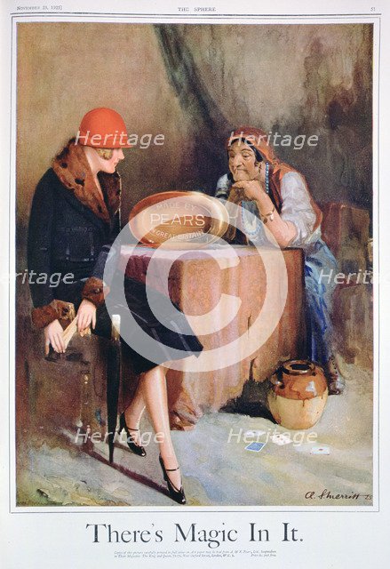 Pears soap advert, 1925. Artist: Unknown