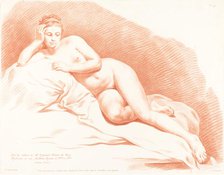 Reclining Female Nude, 1771. Creator: Louis Marin Bonnet.