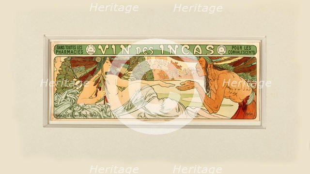 Vin des Incas , 1897. Creator: Mucha, Alfons Marie (1860-1939).
