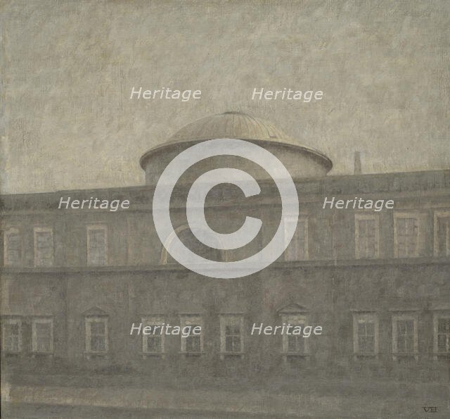 The Royal Palace Church in Copenhagen, 1910. Creator: Vilhelm Hammershoi.