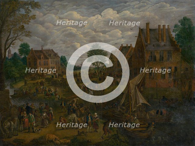 Dutch Market, 1750-1800. Creator: Unknown.