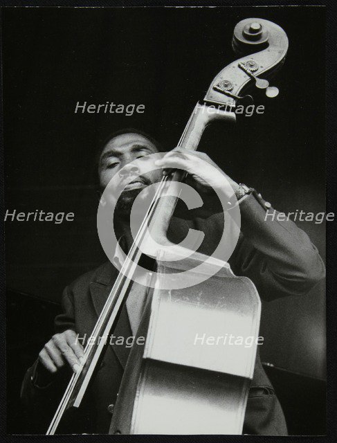 Ronnie Boykins playing at the Newport Jazz Festival, Ayresome Park, Middlesbrough, July 1978. Artist: Denis Williams