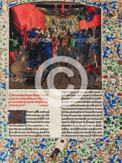 Bal des Ardents, ca 1470-1475.