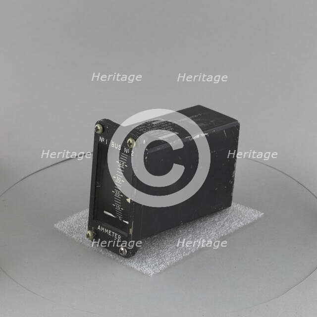 Gauge, Ammeter, Main Bus, 1960s. Creators: Weston Instruments, Anne Weston.