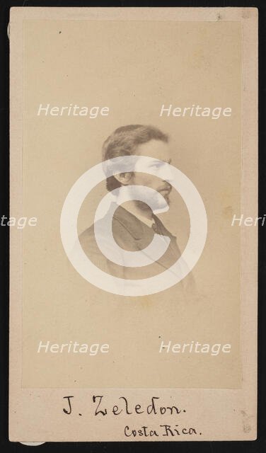 Portrait of Jose Castulo Zeledon (1846-1923), 1868. Creator: Henry Ulke.