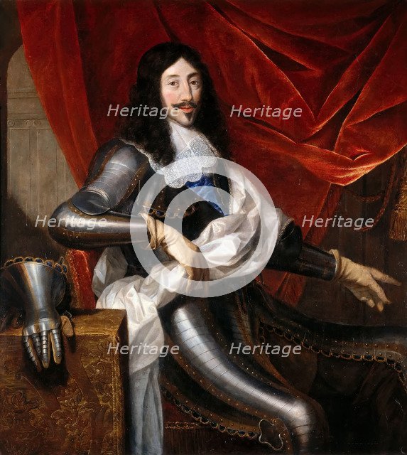 Portrait of Louis XIII of France (1601-1643). Artist: Egmont, Justus van (1601-1674)