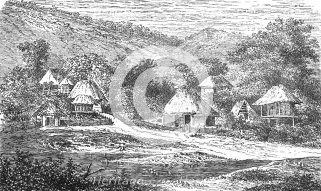 'Village in the Szill Valley; A Visit to the Danubian Principalities', 1875. Creator: Unknown.