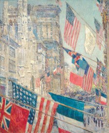 Allies Day, May 1917, 1917. Creator: Frederick Childe Hassam.