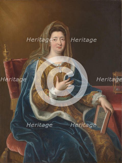 Portrait of Françoise d'Aubigné, Marquise de Maintenon (1635-1719), after 1694. Creator: Mignard, Pierre (1612-1695).