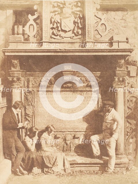 Edinburgh. Greyfriars' Churchyard, 1843-47. Creators: David Octavius Hill, Robert Adamson, Hill & Adamson.