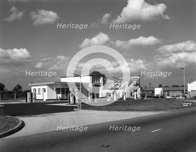 Cleveland Petrol Station, Marr, South Yorkshire, 1963. Artist: Michael Walters