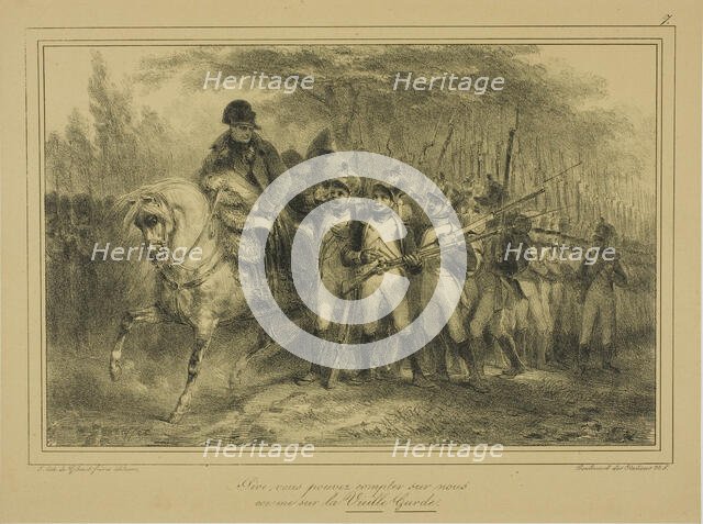 Sir, you can count on us as on the Old Guard, 1831. Creator: Auguste Raffet.