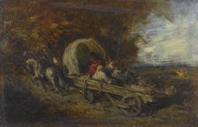 Le chariot, between 1843 and 1844. Creator: Felix Francois Georges Philibert Ziem.