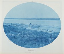 Guard Rock, Des Moines Rapids Canal L.W., 1885. Creator: Henry Bosse.