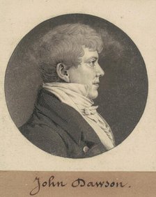 John Dawson, 1809. Creator: Charles Balthazar Julien Févret de Saint-Mémin.