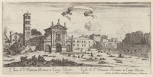 Chiesa di Sta Francisca Romana in Campo Vaccine, 1640-1660. Creator: Israel Silvestre.