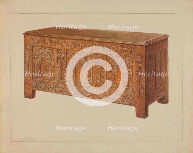 Chest, c. 1937. Creator: Charles Squires.