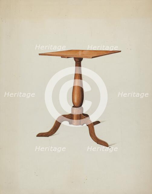 Shaker Stand, c. 1936. Creator: Ray Holden.