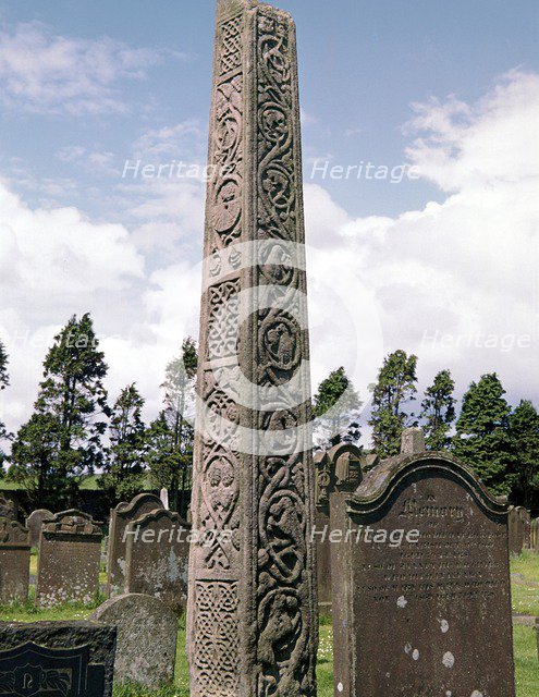 Bewcastle Cross, 7th century. Artist: Unknown