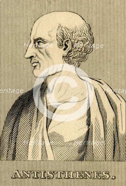 'Antisthenes', (c445-365 BC), 1830. Creator: Unknown.