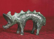 Celtic bronze boar, Hounslow, Middlesex, England, 1st century BC- 1st century AD. Artist: Unknown