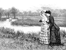 "He is coming," said Jeannette, in a warning voice, 1883. Creator: R. Taylor.